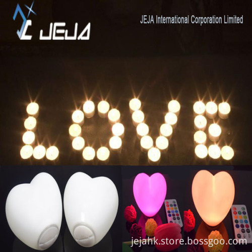 Mini Multicolor Heart Shape LED Mood Light For Valentine's day Gift